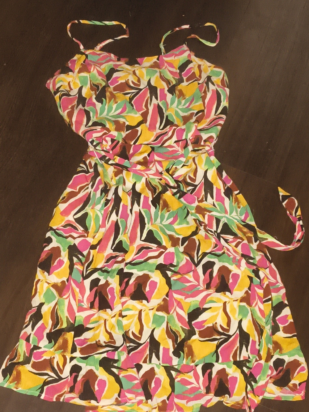 Nine West Multicolor Floral Print Dress